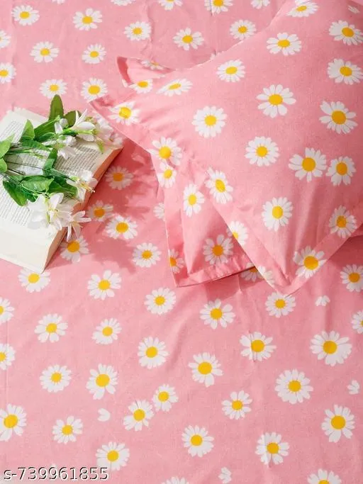 Heart Print Bedsheet Set