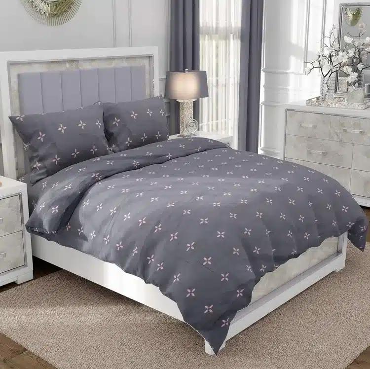 Soft Floral Comforter Set