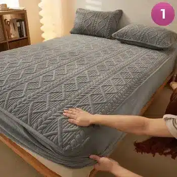 Plush Quilted Mattress Protector