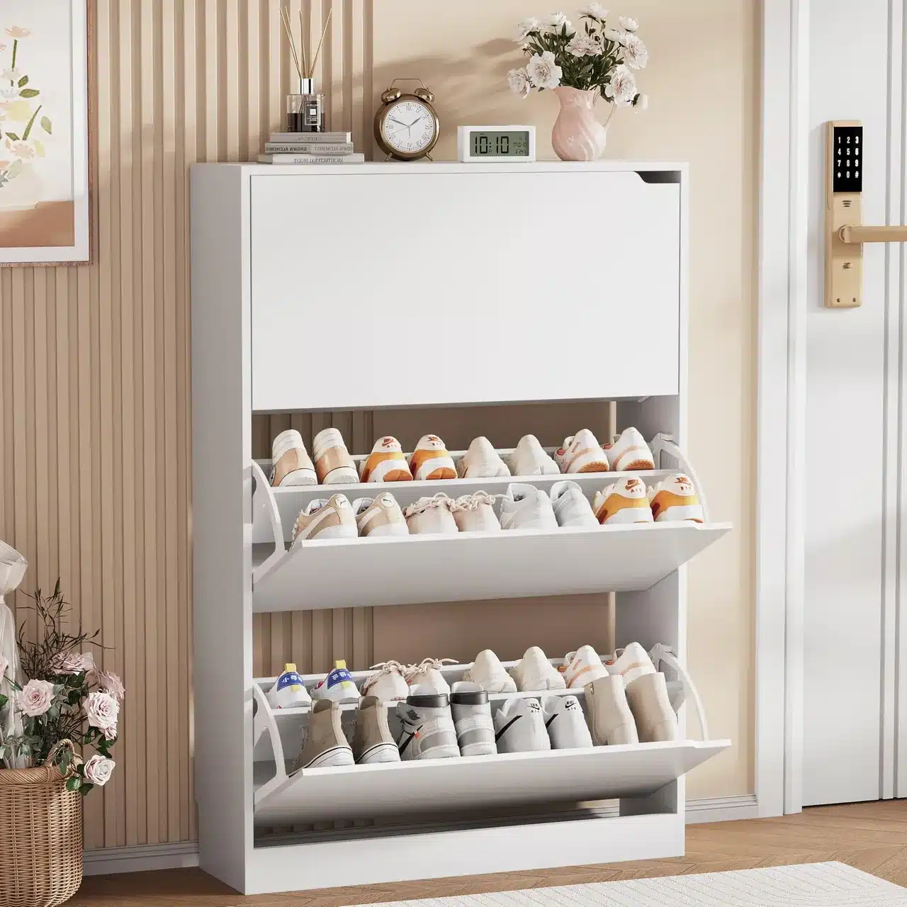 Modern Shoe Storage Cabinet