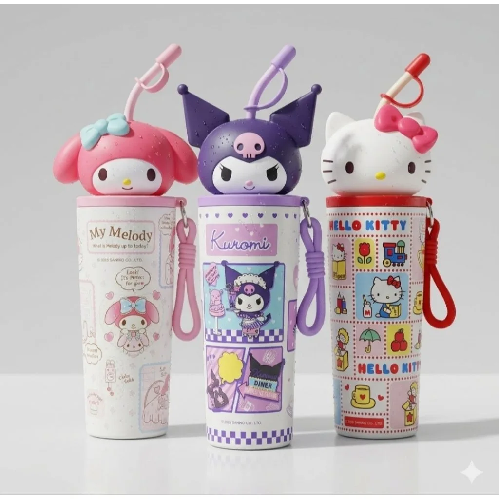 Travel Tumbler with Handle and Straw